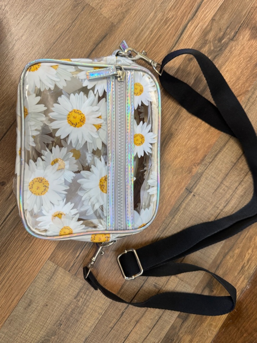 No Boundaries Clear Daisy Stadium, Festival, Concert Crossbody Bag